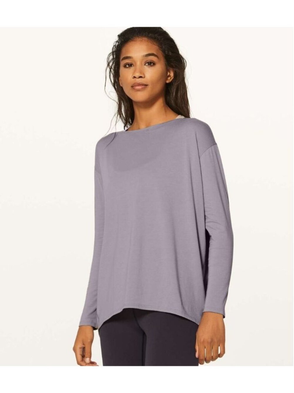 Lululemon back in action long sleeve shirt